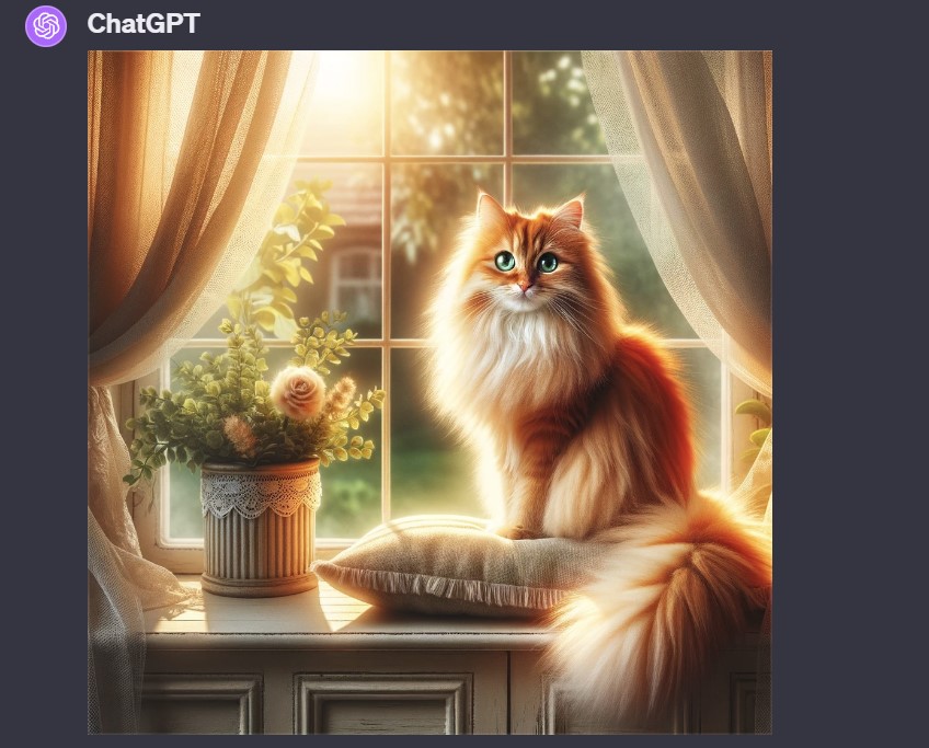 Obraz przedstawiający kota