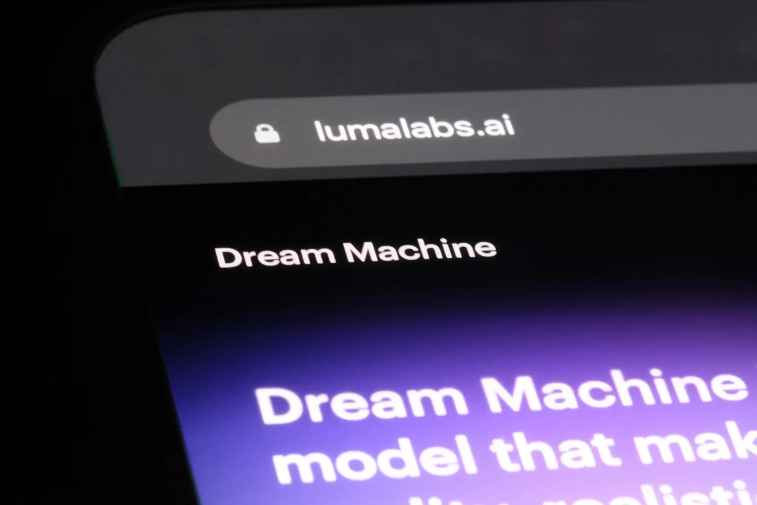 Luma Dream Machine