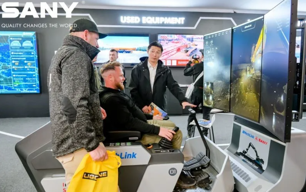 Technologie SANY dla operatorów koparek